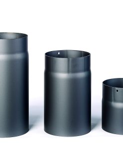 Røkrør Ø150x250 grå lakk 2.0mm