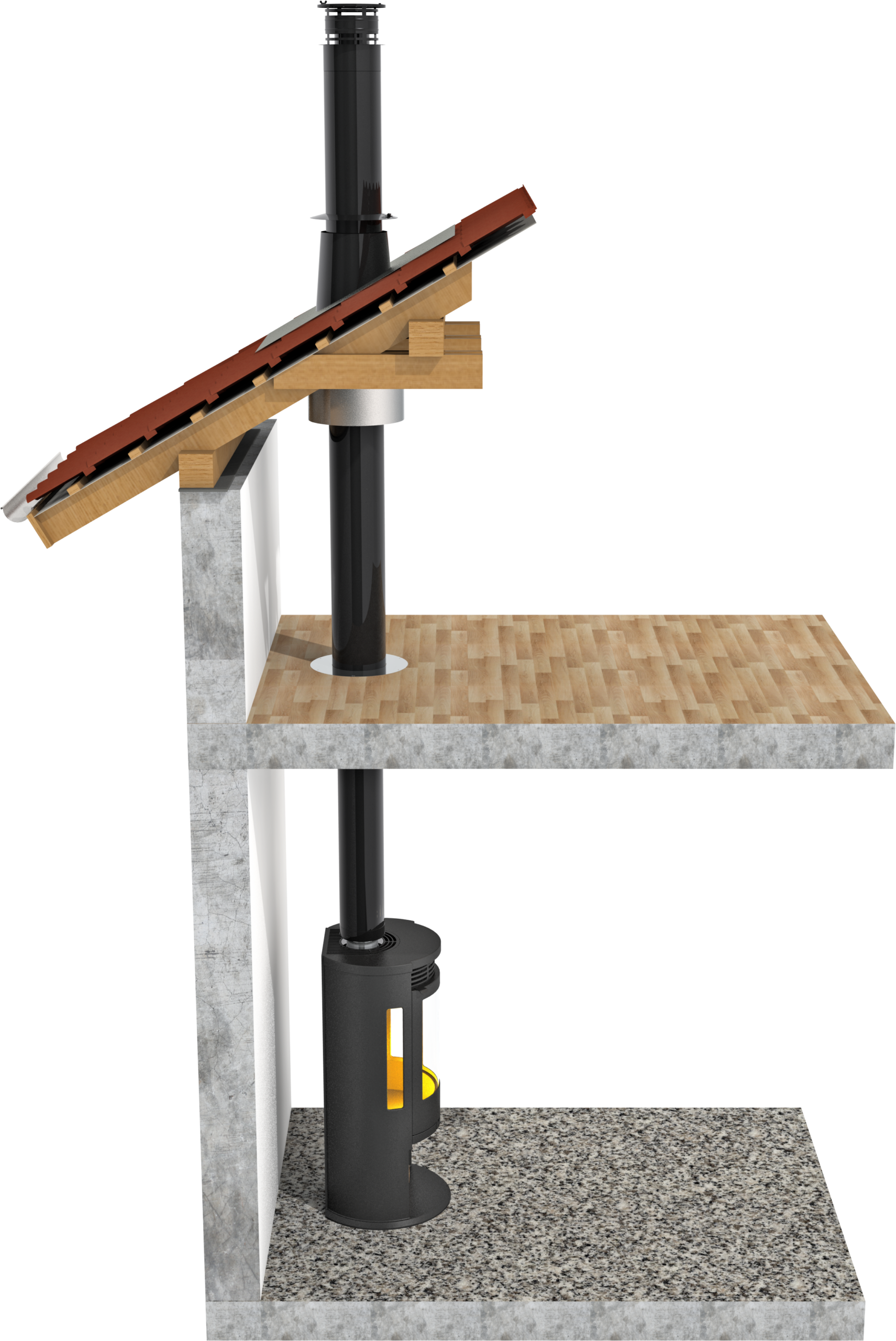 Element Ø150x250mm halv-iso - Bilde 3