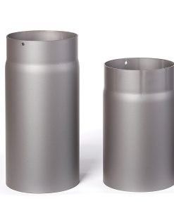 Røkrør  Ø130 x 500  grå lakk 2.0mm