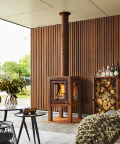 Utepeis RB-1119 Large Wall m/bein, glass 3 sider, Quaruba